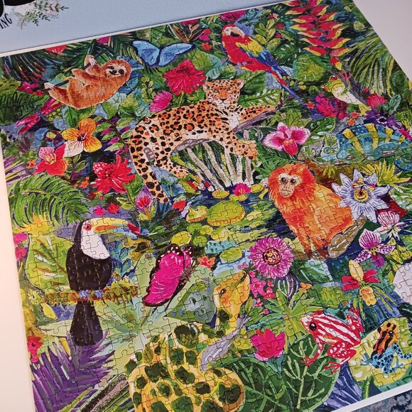EEboo 1000 piece Puzzle Amazon Rainforest Colorful - Picture 10 of 11
